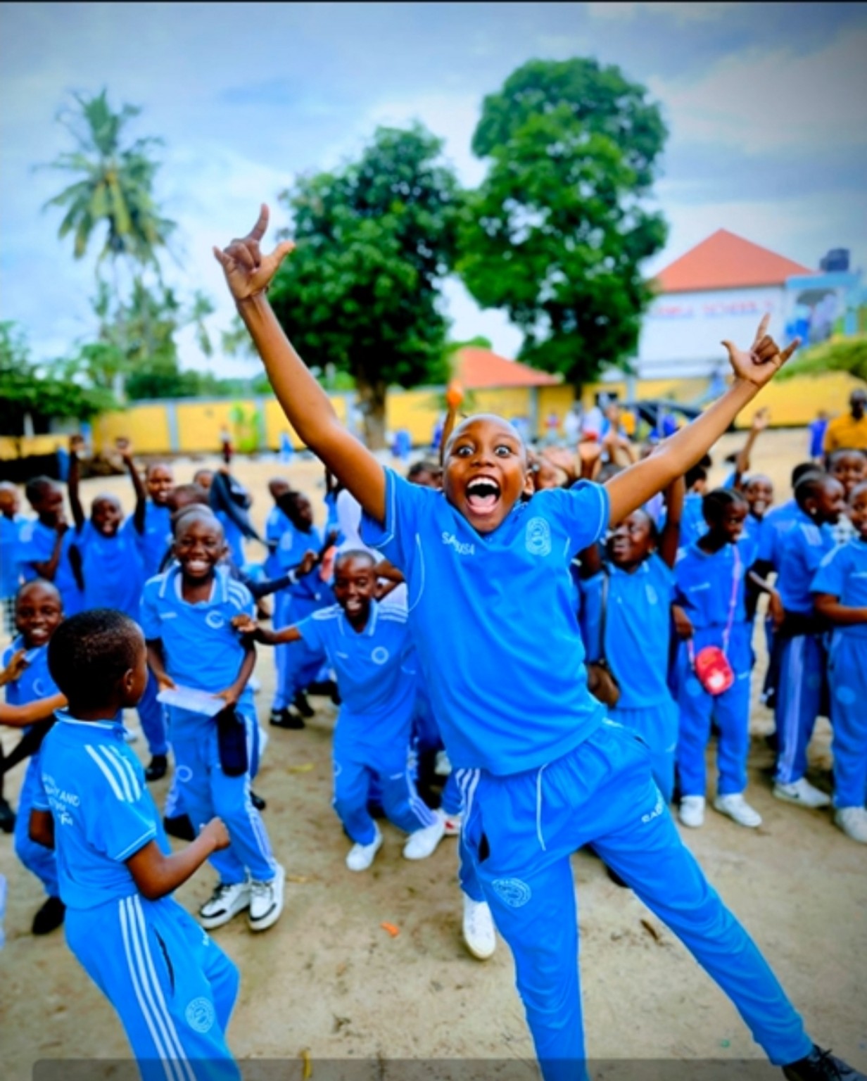 Sabisa pupils enjoying sports